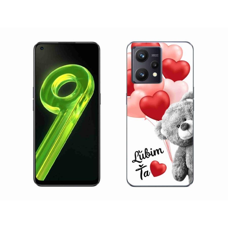 Gél tok mmCase mobilhoz Realme 9 4G - I love you en