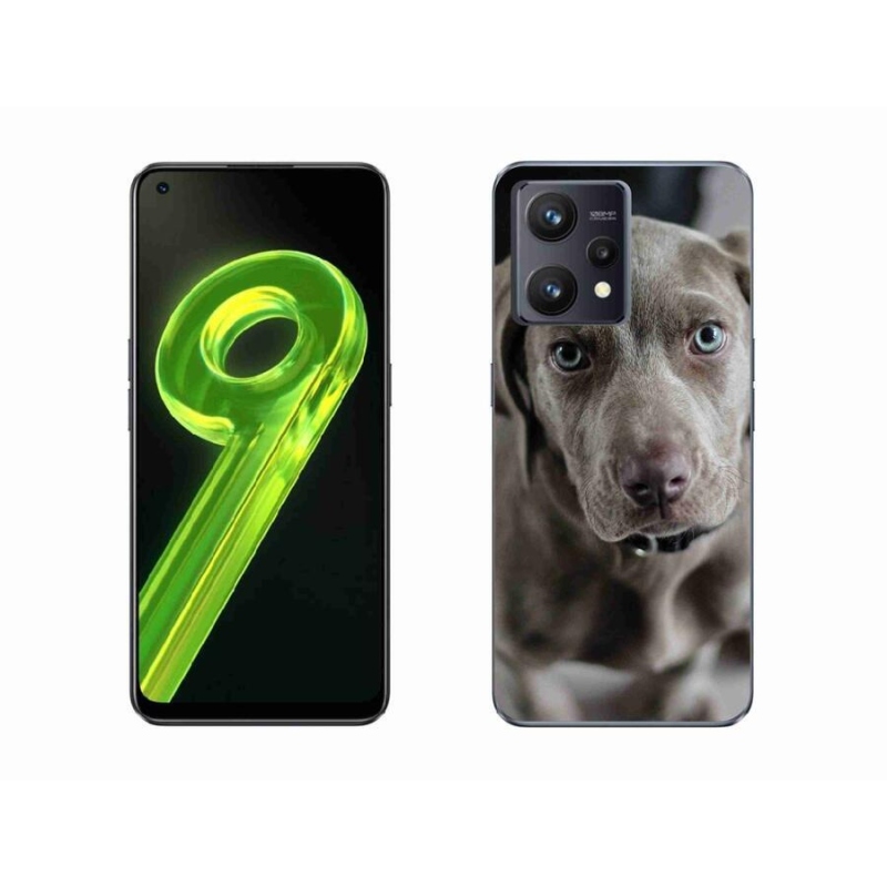 Gél tok mmCase mobilhoz Realme 9 4G - Weimaraner