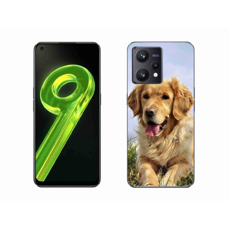 Gél tok mmCase mobilhoz Realme 9 4G - arany retriever