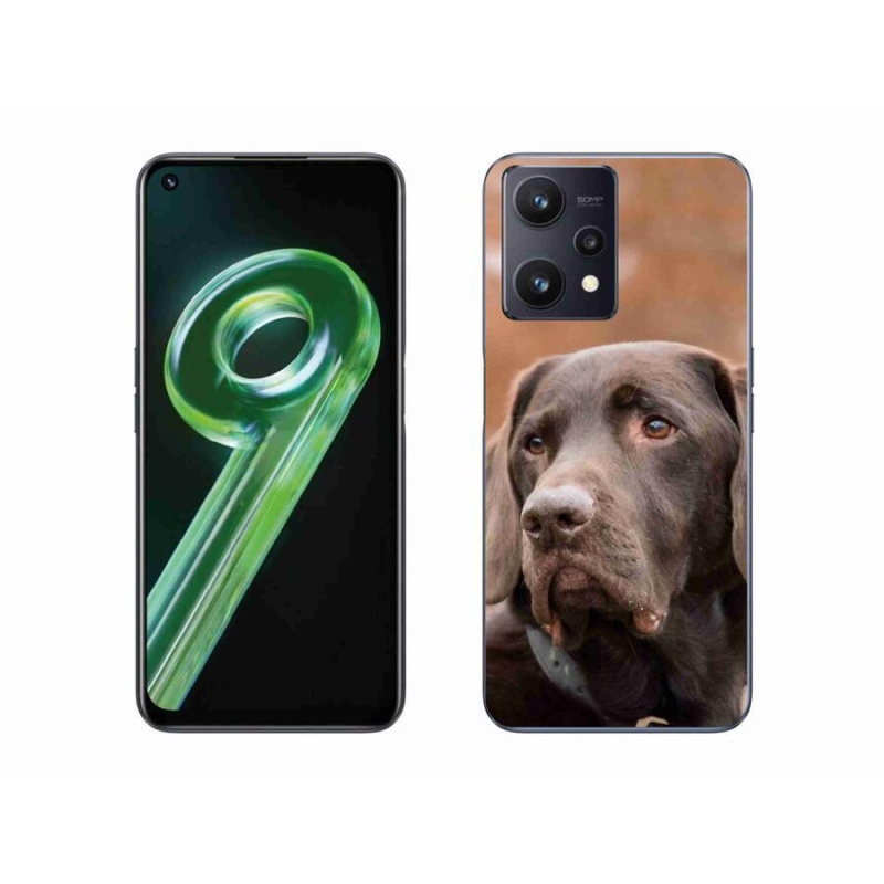Gél tok mmCase a Realme 9 5G készülékhez - barna labrador
