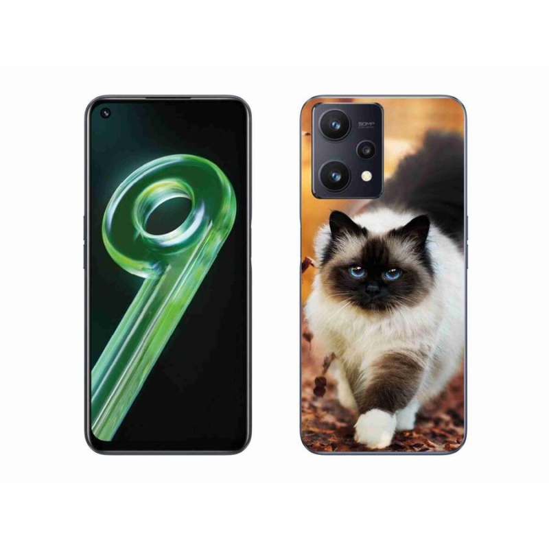 Gél tok mmCase a Realme 9 5G készülékhez - macska