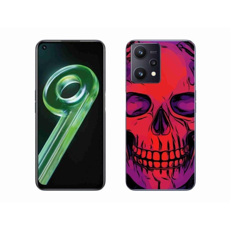 Gél tok mmCase a Realme 9 5G készülékhez - koponya