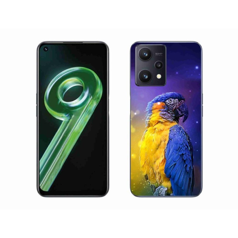 Gél tok mmCase mobilhoz Realme 9 5G - papagáj ara 1