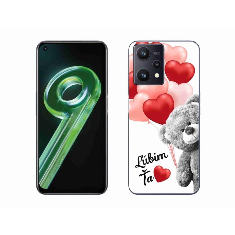 Gél tok mmCase mobilhoz Realme 9 5G - I love you en