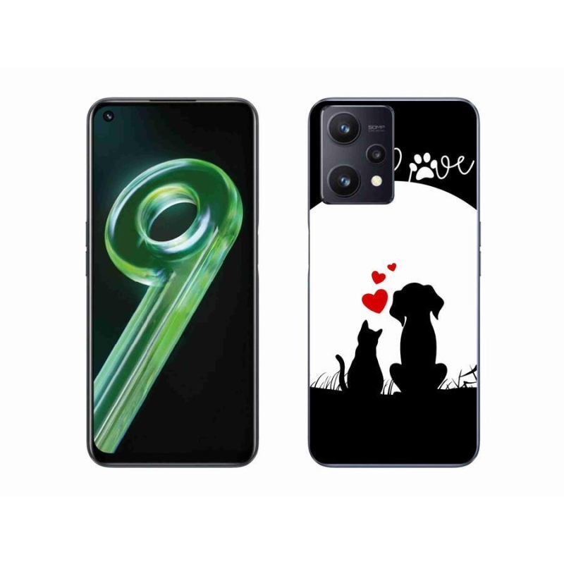 Gél tok mmCase a Realme 9 5G számára - állatszerelem