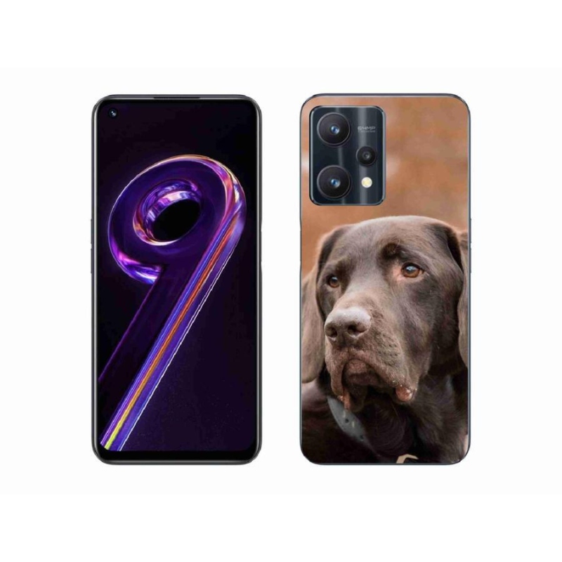 Gél tok mmCase a Realme 9 Pro 5G készülékhez - barna labrador