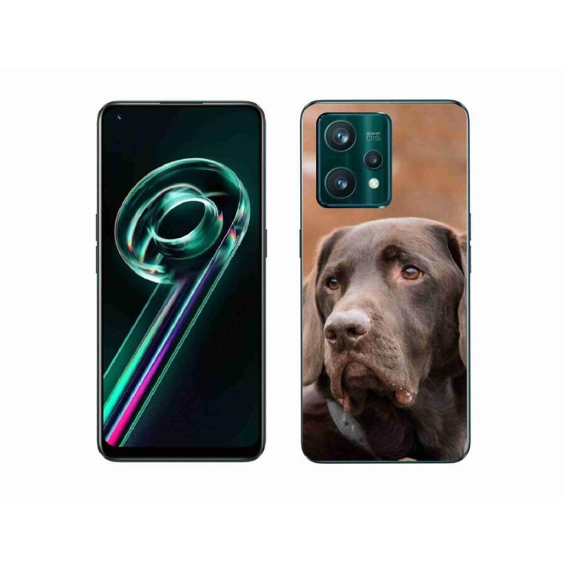 Gél tok mmCase a Realme 9 Pro+ 5G készülékhez - barna labrador