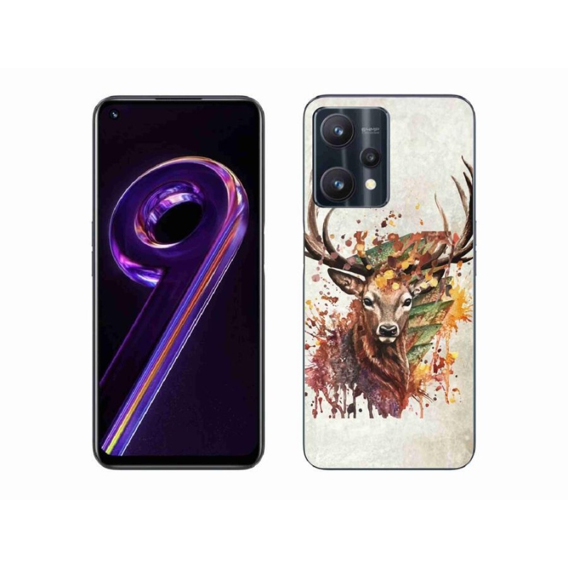 Gél tok mmCase a Realme 9 Pro 5G készülékhez - szarvas 1