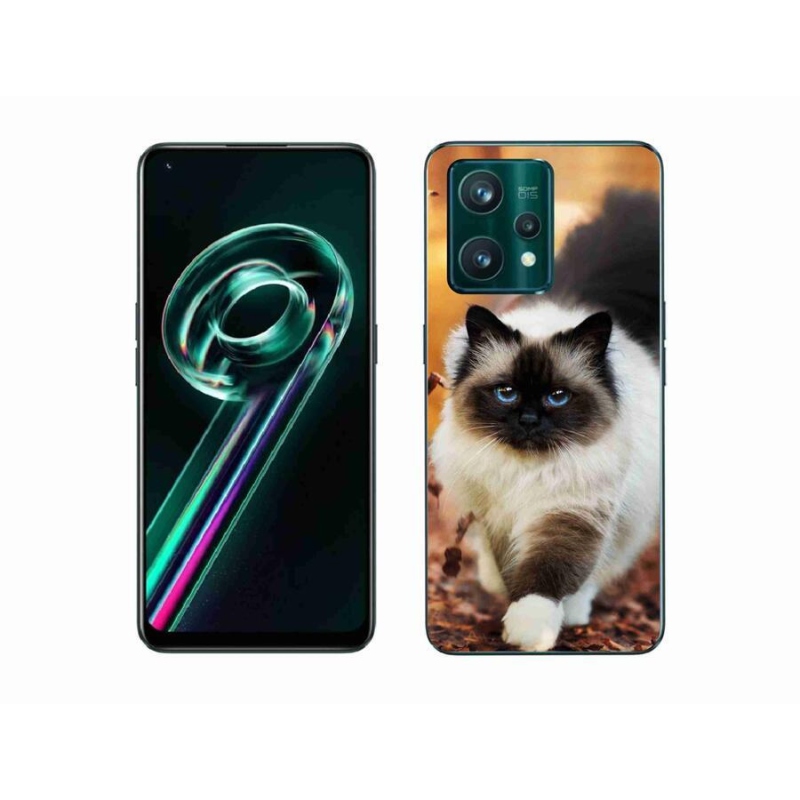 Gél tok mmCase a Realme 9 Pro+ 5G számára - macska