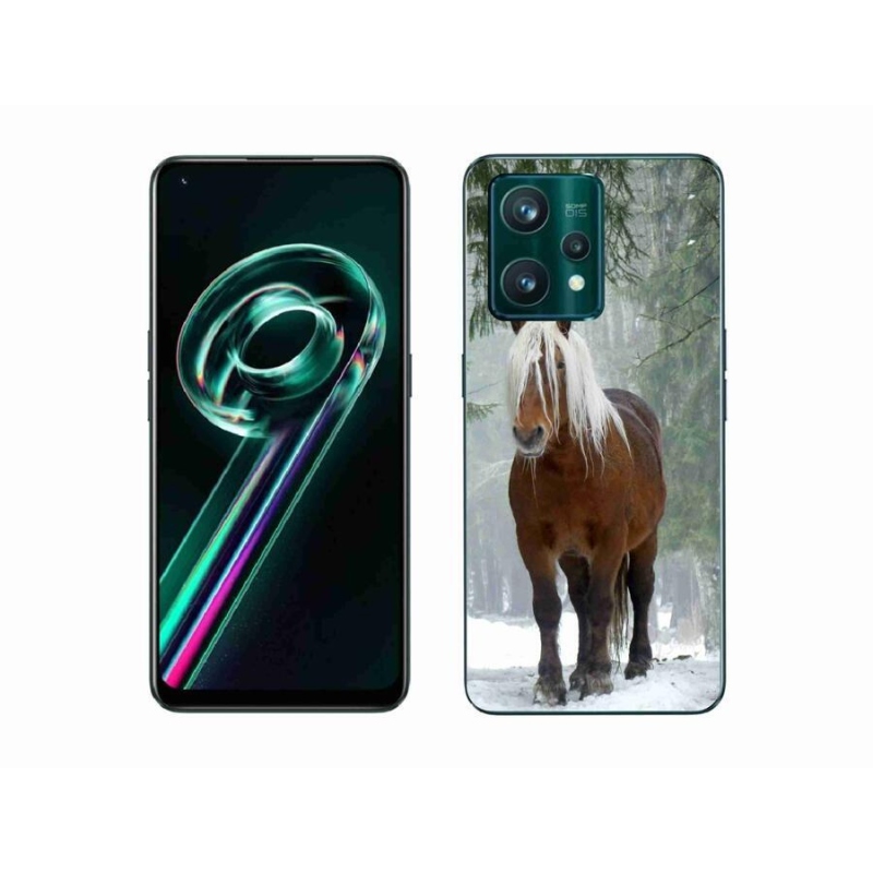 Gél tok mmCase a Realme 9 Pro+ 5G számára - ló az erdőben