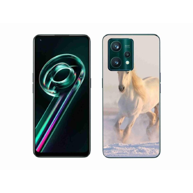 Gél tok mmCase a Realme 9 Pro+ 5G számára - ló a hóban