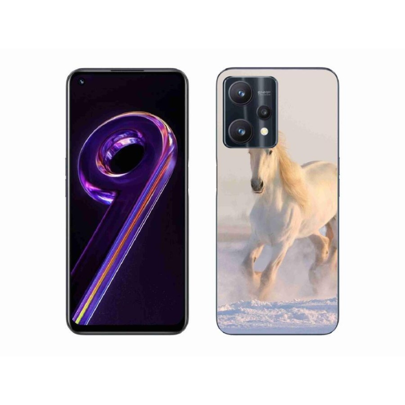Gél tok mmCase a Realme 9 Pro 5G számára - ló a hóban