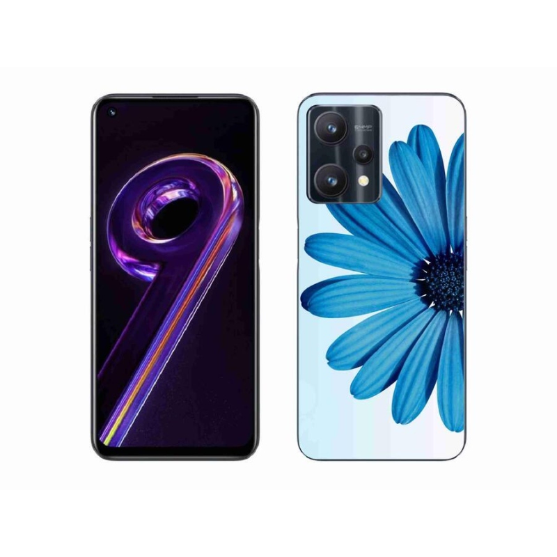 Gél tok mmCase a Realme 9 Pro 5G készülékhez - kék margaréta