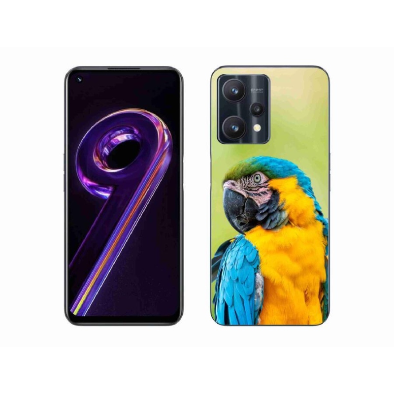 Gél tok mmCase a Realme 9 Pro 5G készülékhez - papagáj ara 2