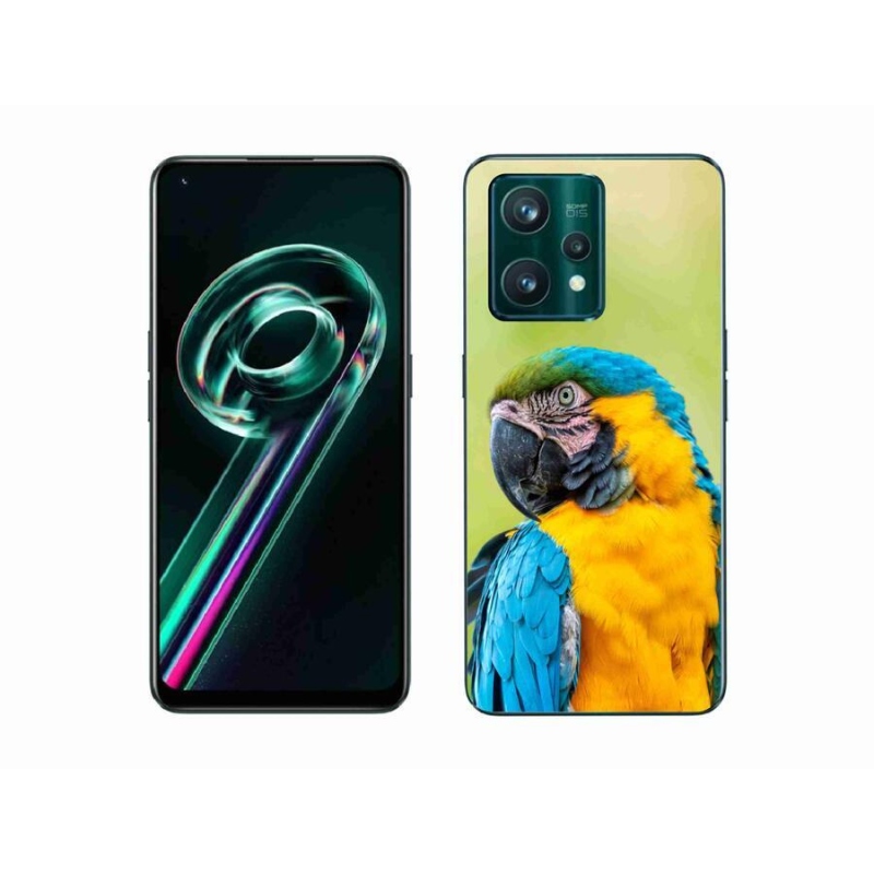 Gél tok mmCase a Realme 9 Pro+ 5G készülékhez - papagáj ara 2
