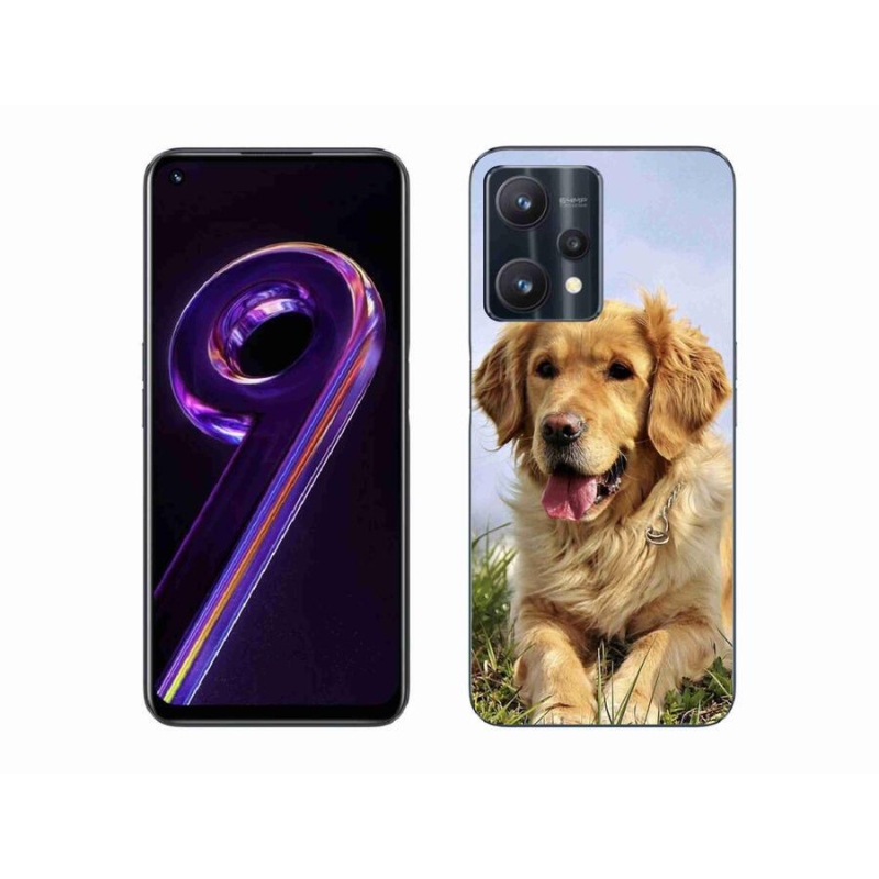 Gél tok mmCase a Realme 9 Pro 5G készülékhez - arany retriever