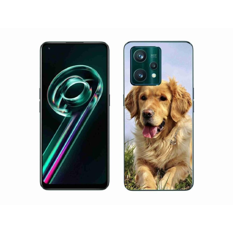 Gél tok mmCase a Realme 9 Pro+ 5G számára - arany retriever