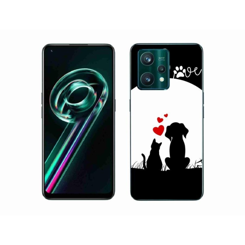 Gél tok mmCase a Realme 9 Pro+ 5G számára - állati szeretet