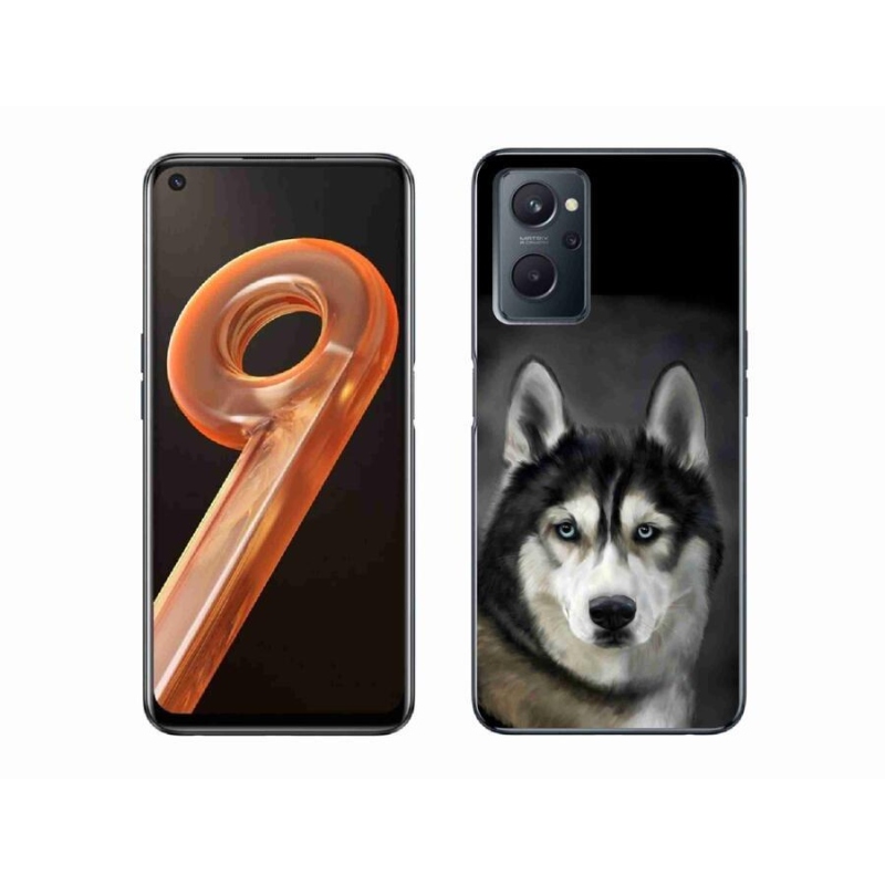 Gél tok mmCase mobiltelefonhoz Realme 9i - husky