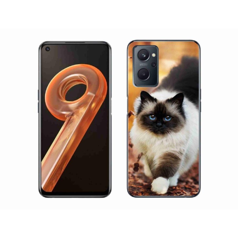 Gél tok mmCase mobilhoz Realme 9i - macska
