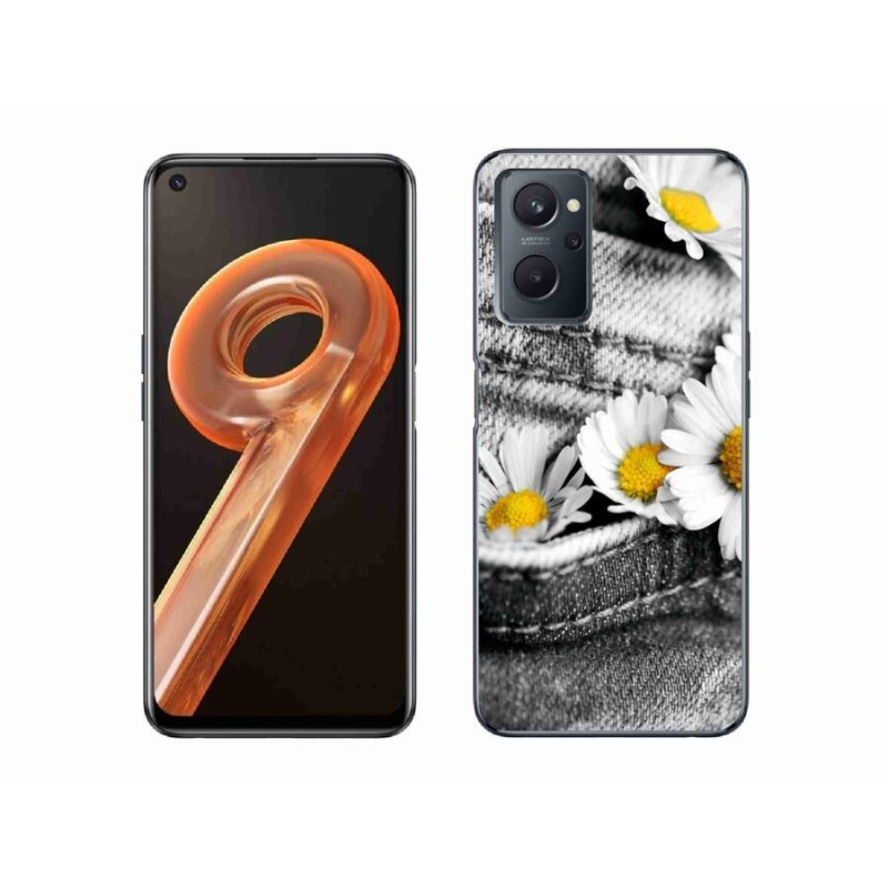 Gél tok mmCase mobiltelefonhoz Realme 9i - százszorszépek