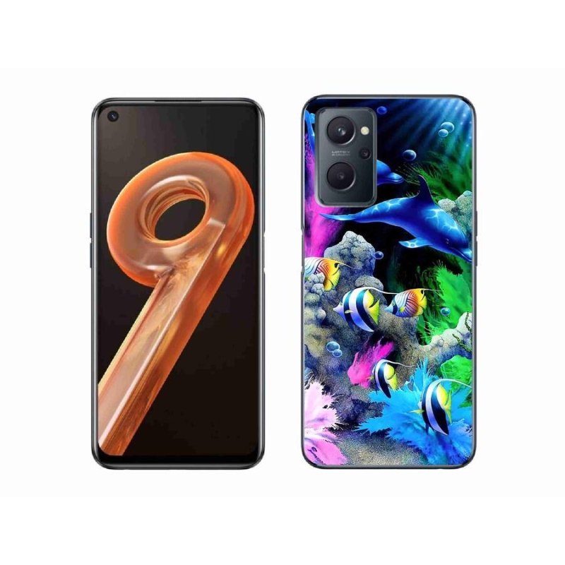 Gél tok mmCase mobiltelefonhoz Realme 9i - tengeri világ
