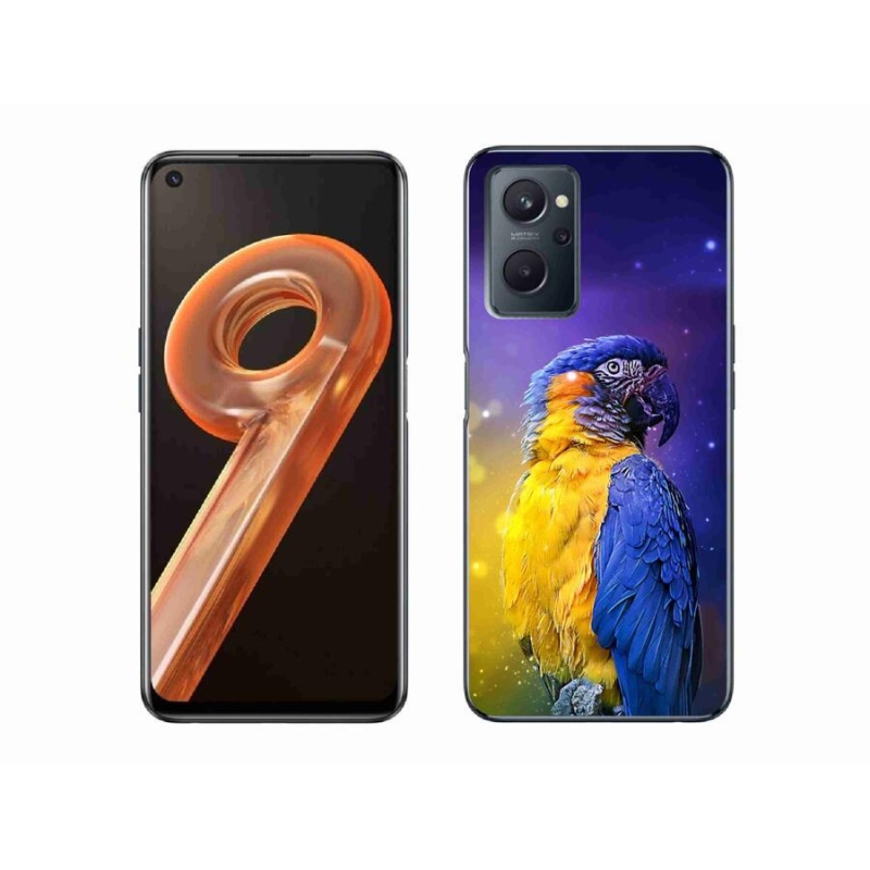 Gél tok mmCase mobilhoz Realme 9i - papagáj ara 1