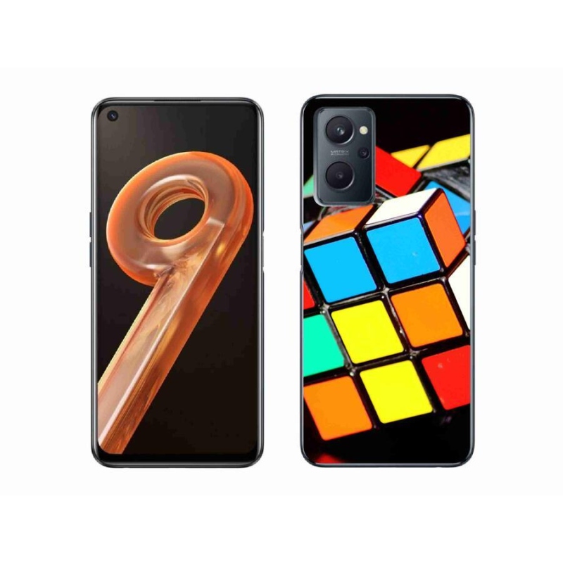Gél tok mmCase mobilhoz Realme 9i - Rubik kocka
