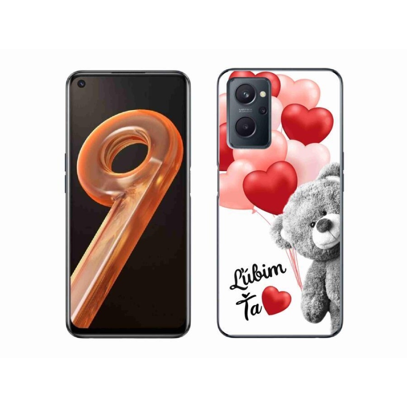 Gél tok mmCase mobilhoz Realme 9i - I love you en