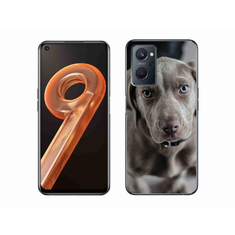 Gél tok mmCase mobiltelefonhoz Realme 9i - Weimaraner