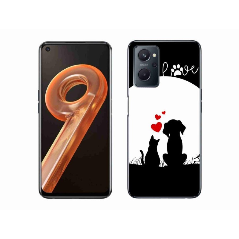 Gél tok mmCase mobilhoz Realme 9i - állatszerelem