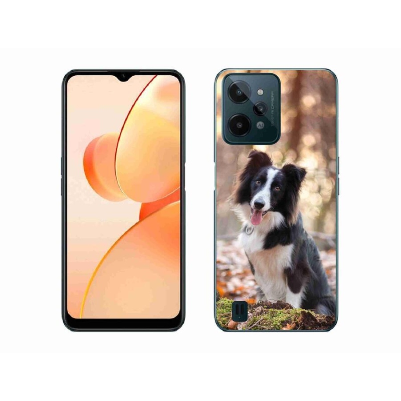 Gél tok mmCase mobilhoz Realme C31 - border collie 1