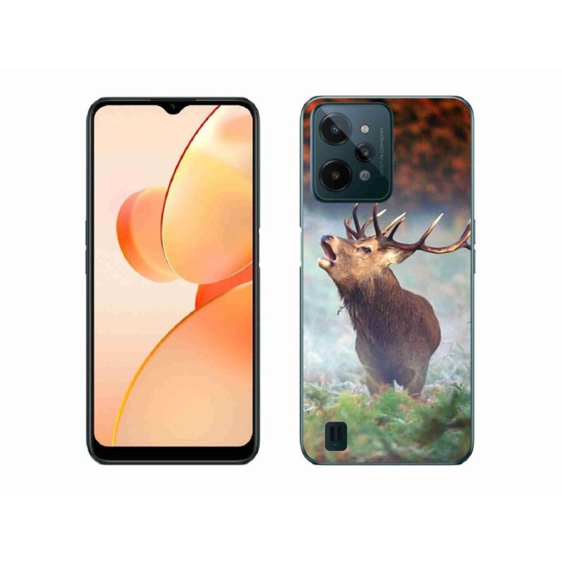 Gél tok mmCase mobilhoz Realme C31 - szarvas 2