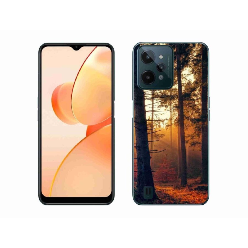 Gél tok mmCase mobiltelefonhoz Realme C31 - erdő