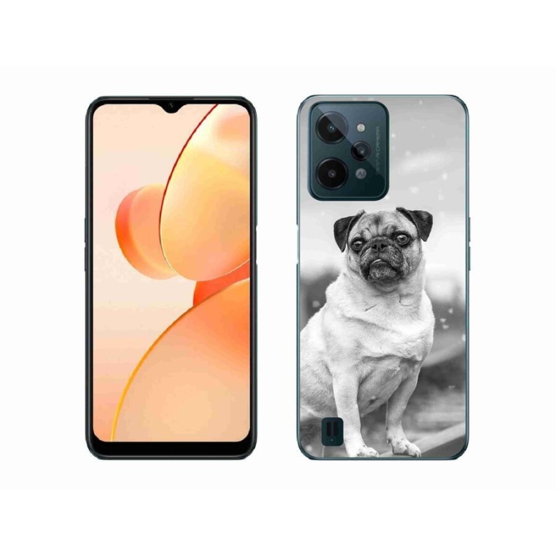 Gél tok mmCase mobiltelefonhoz Realme C31 - mopsz