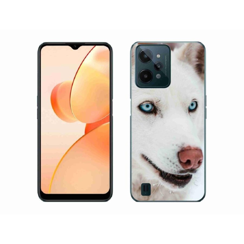 Gél tok mmCase mobilhoz Realme C31 - kutyaszemmel nézve