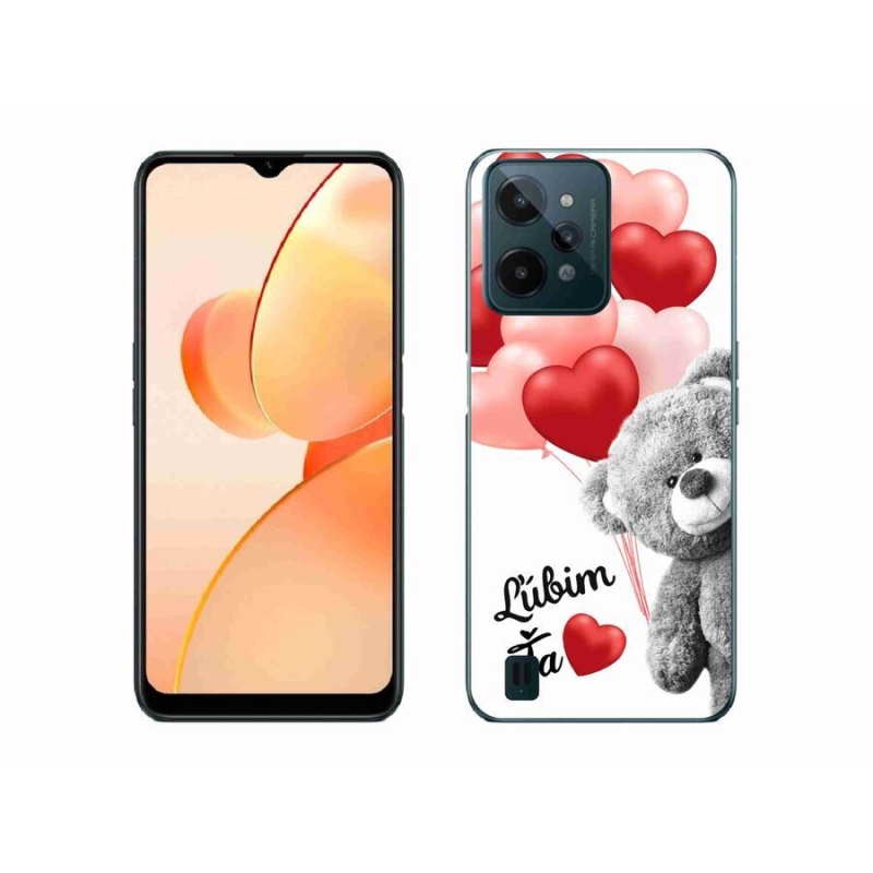 Gél tok mmCase mobilhoz Realme C31 - I love you en