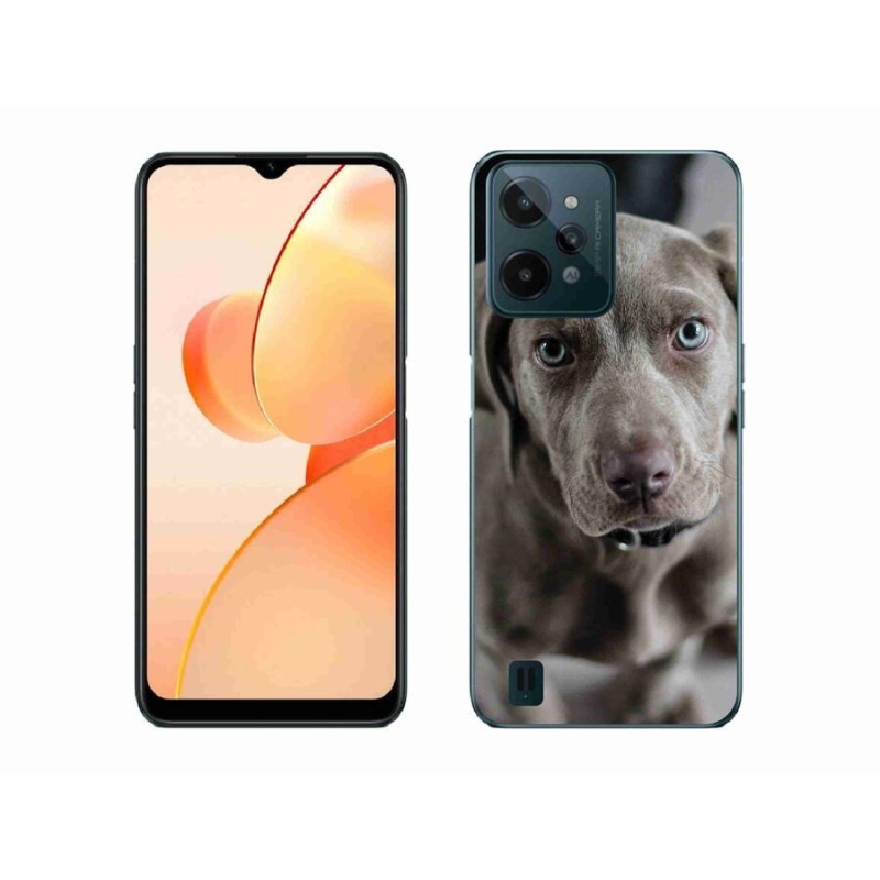 Gél tok mmCase mobiltelefonhoz Realme C31 - Weimaraner
