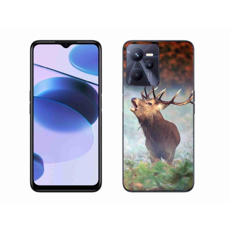 Gél tok mmCase mobilhoz Realme C35 - szarvas 2