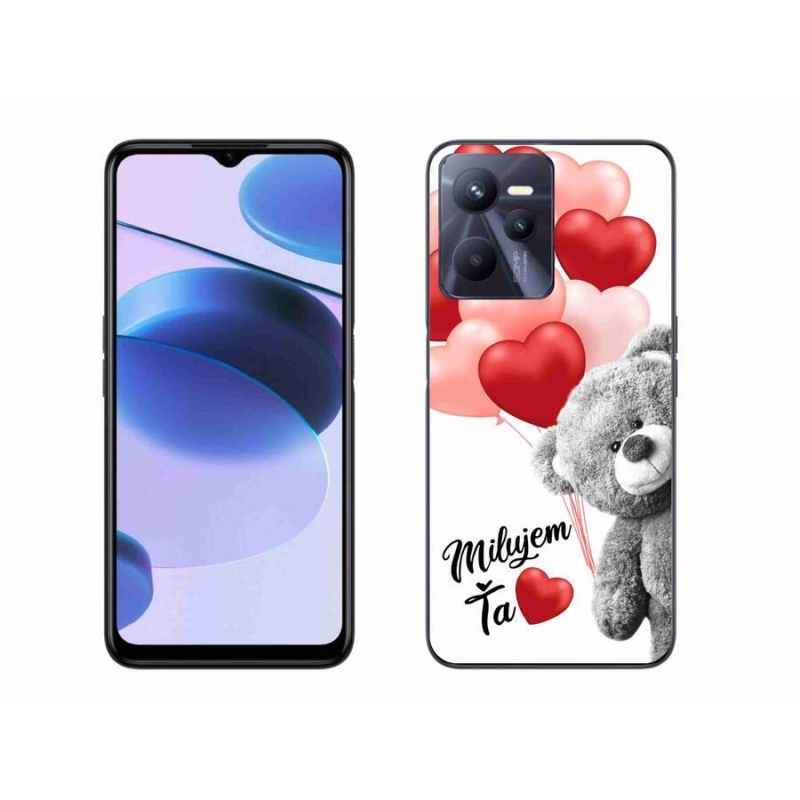 Gél tok mmCase mobilhoz Realme C35 - I love you en