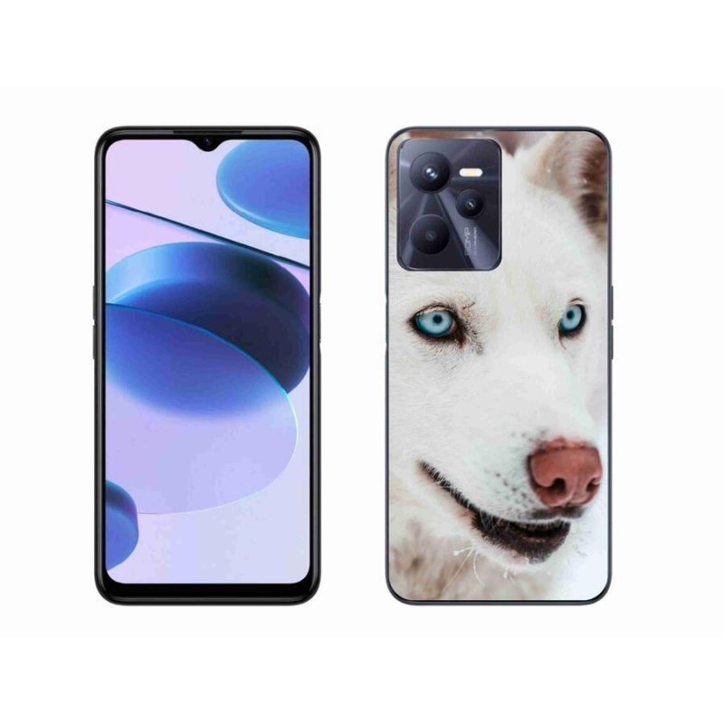 Gél tok mmCase a Realme C35 készülékhez - kutyaszemmel nézve