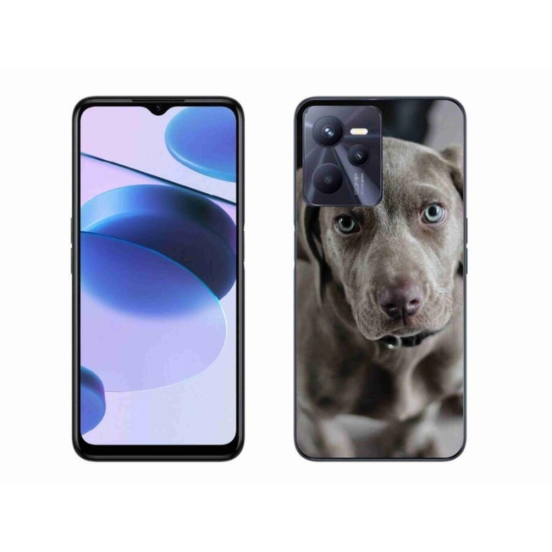 Gél tok mmCase mobiltelefonhoz Realme C35 - Weimaraner