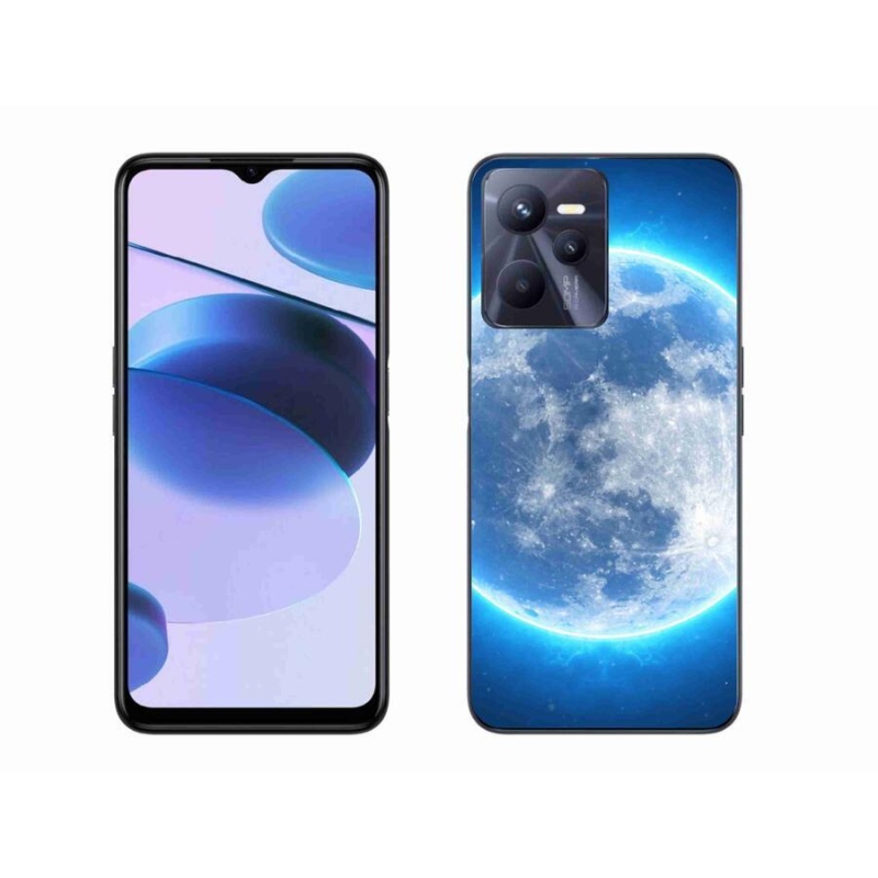 Gél tok mmCase mobiltelefonhoz Realme C35 - földgömb