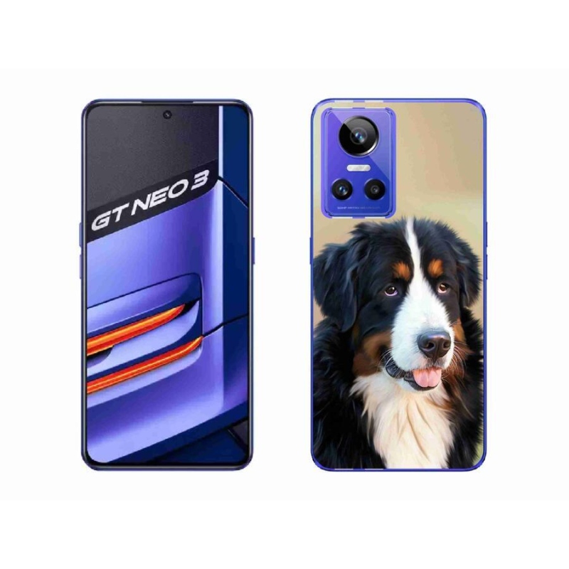 Gél tok mmCase mobiltelefonhoz Realme GT Neo 3 - Berni hegyi kutya