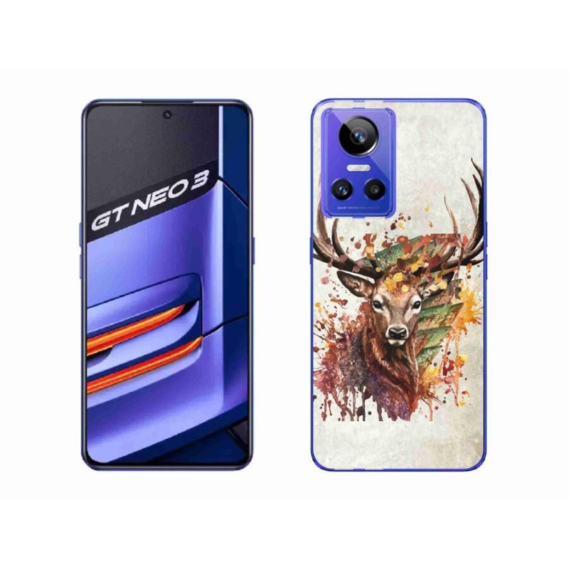 Gél tok mmCase mobilhoz Realme GT Neo 3 - szarvas 1