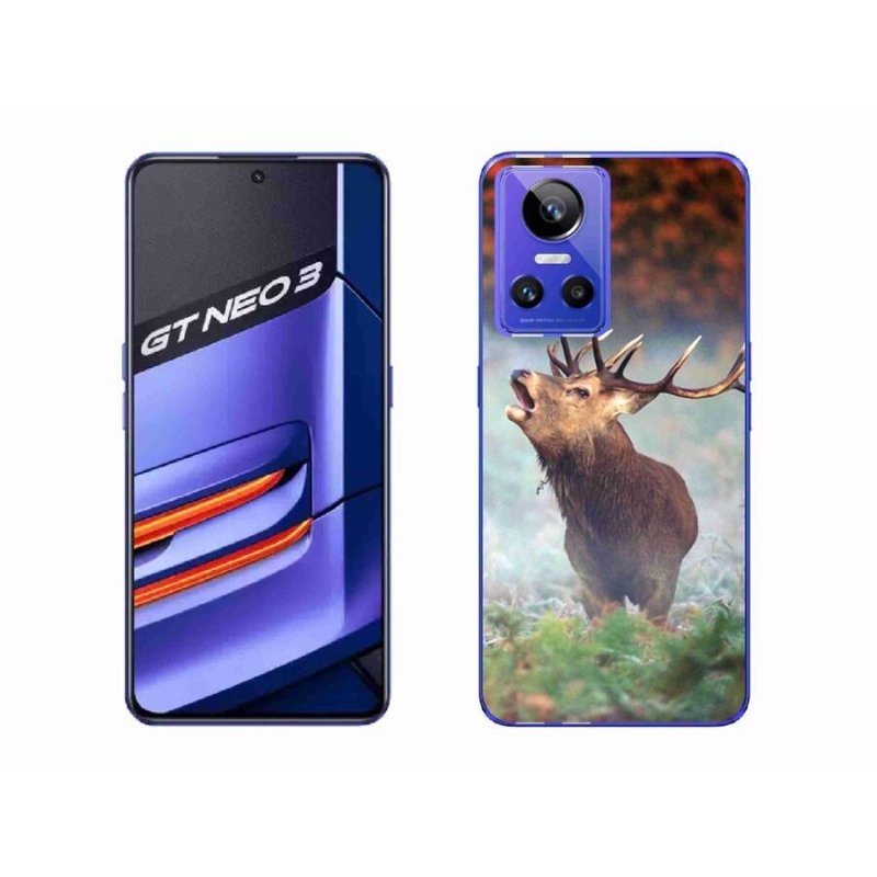 Gél tok mmCase mobilhoz Realme GT Neo 3 - szarvas 2