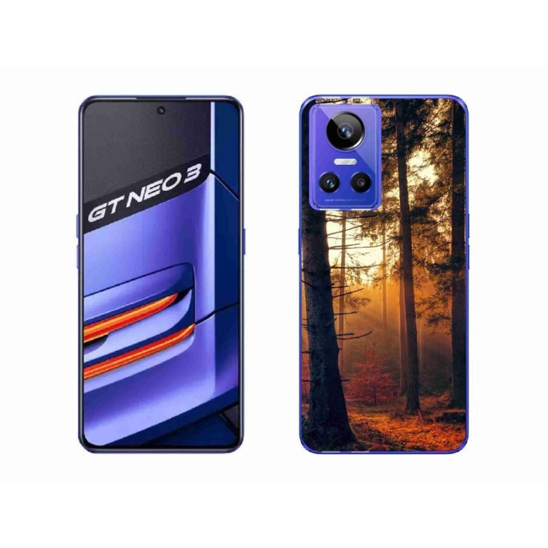 Gél tok mmCase mobiltelefonhoz Realme GT Neo 3 - erdő