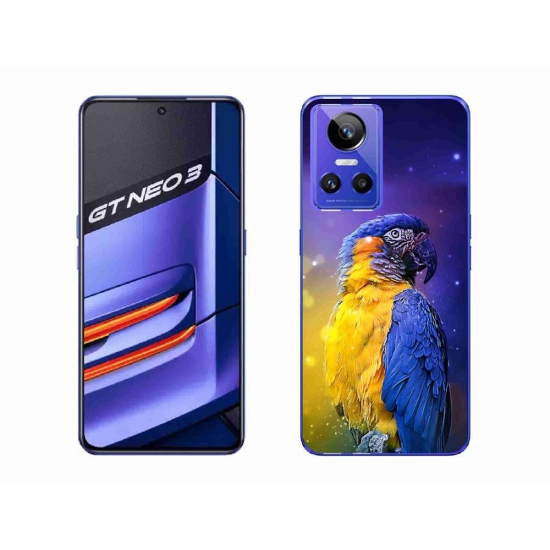 Gél tok mmCase mobilhoz Realme GT Neo 3 - papagáj ara 1