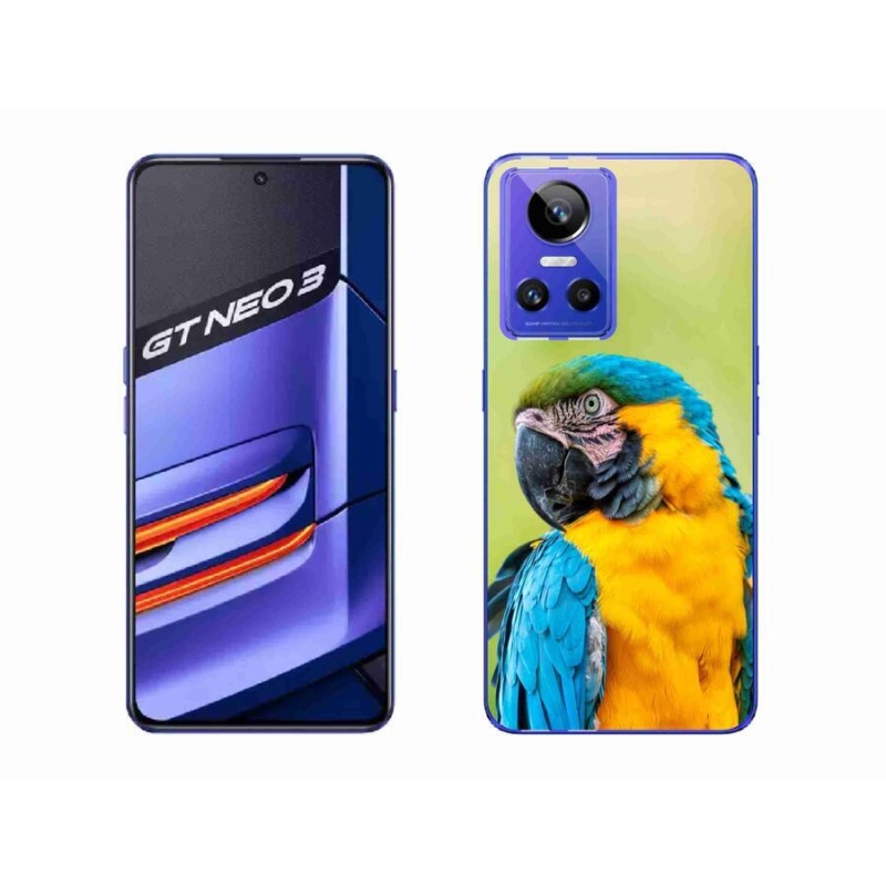Gél tok mmCase mobilhoz Realme GT Neo 3 - parrot ara 2