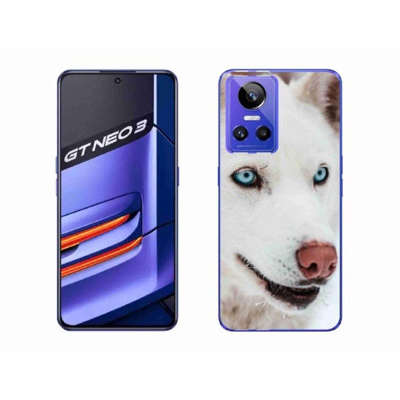 Gél tok mmCase a Realme GT Neo 3 készülékhez - kutyaszemmel nézve